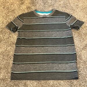 Striped Gray Kids T-Shirt